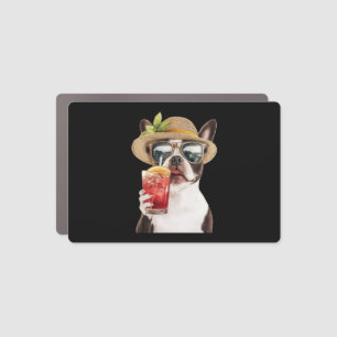 Boston Terrier Car Magnet