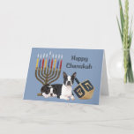 Boston Terrier Chanukah Card Menorah Dreidel1<br><div class="desc">Remembering family and friends during the Chanukah season is a wonderful way to keep in touch with the people you love and care about. I these these chanukah cards with love care and I am created dog loves dogs will be delighted to receive them. You from the key the option...</div>