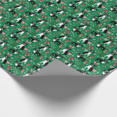 Boston Terrier Christmas Wrapping Paper