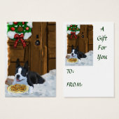 Boston Terrier Christmas Gifts (Front & Back)