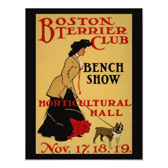 Boston Terrier Club Card