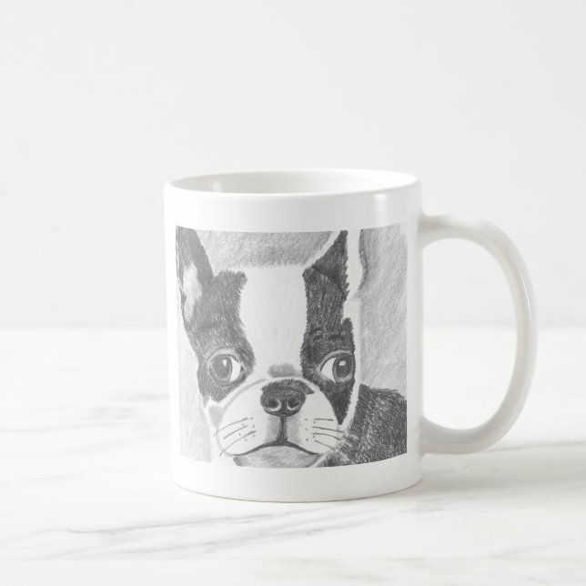 Boston Terrier Coffee Mug (Right)