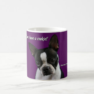 Boston Terrier:  Cookie please? Coffee Mug