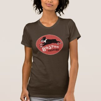 Boston Terrier Cool Vintage Style T-Shirt