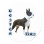 Boston Terrier Dad 4 - Sticker