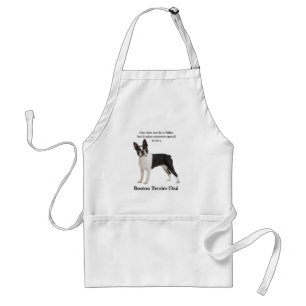 Boston Terrier Dad Apron
