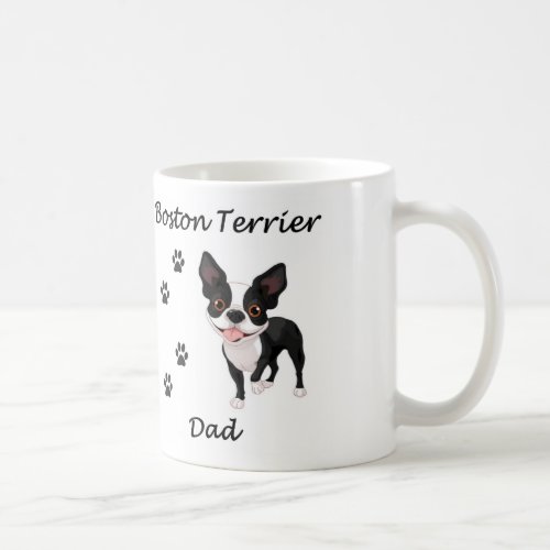 Boston Terrier Dad Coffee Mug