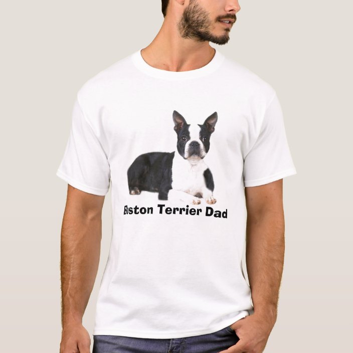 boston terrier dad t shirt