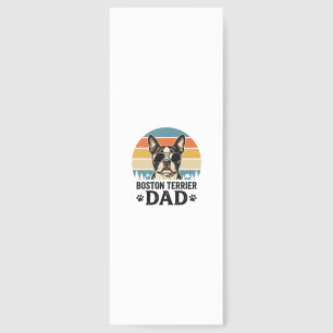 Boston Terrier Dad Vintage Dog Lover Design_1 Bookmarks