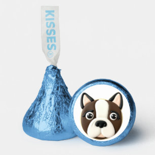 Boston Terrier Dog 3D Inspired Hershey®'s Kisses®