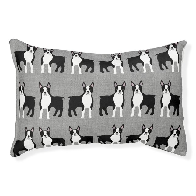 Boston Terrier Dog Bed (Front)