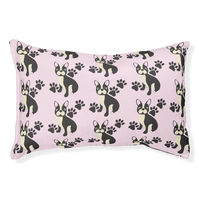 Boston Terrier Dog Bed Small (Front)