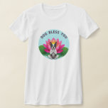 Boston terrier dog bless zen puppy meditation mutt T-Shirt<br><div class="desc">Love yoga,  mediation and Boston Terriers? Well this charming Boston sits in Lotus Pose Padmasana to meditate and wish DOG BLESS YOU! Happy birthday dog mom Merry Christmas Dog Dad Kwanzaa Hanukkah</div>