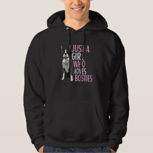 Boston Terrier Dog Bostie Accessories Apparel Girl Hoodie