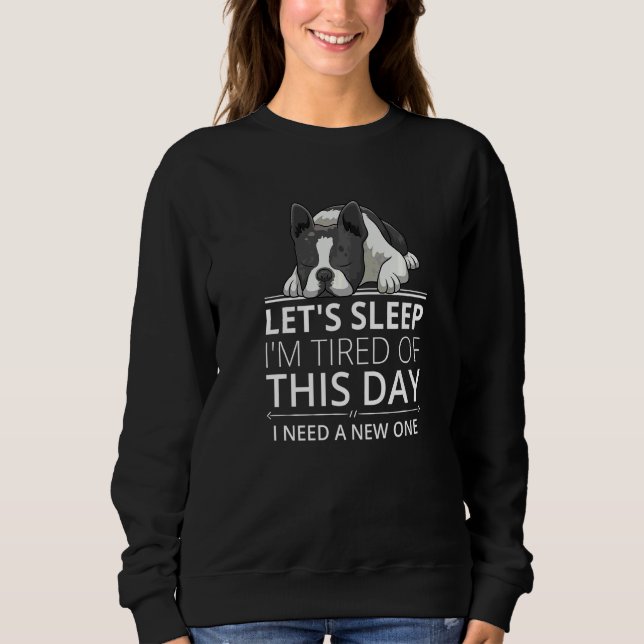 Boston Terrier Dog Breed  136 Sweatshirt (Front)