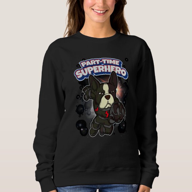 Boston Terrier Dog Breed  174 Sweatshirt (Front)