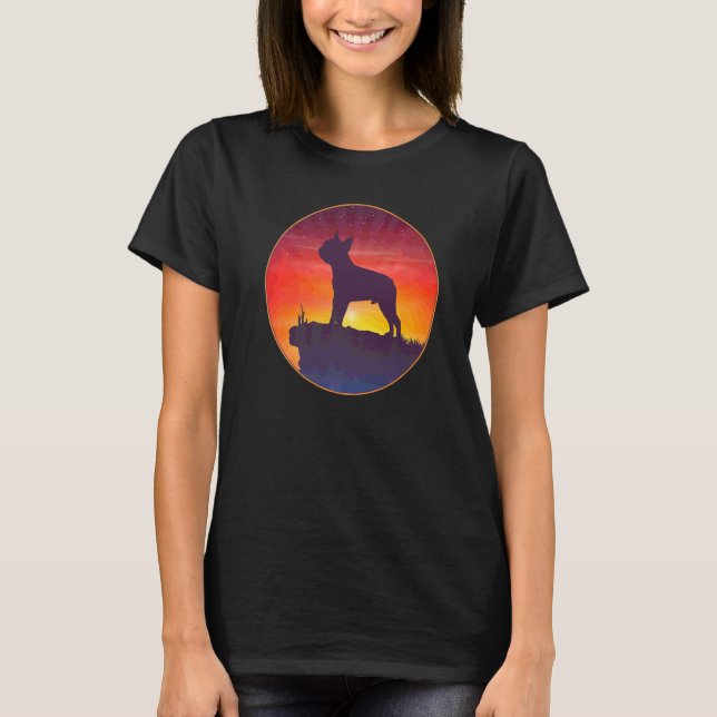 Boston Terrier Dog Breed  23 T-Shirt (Front)