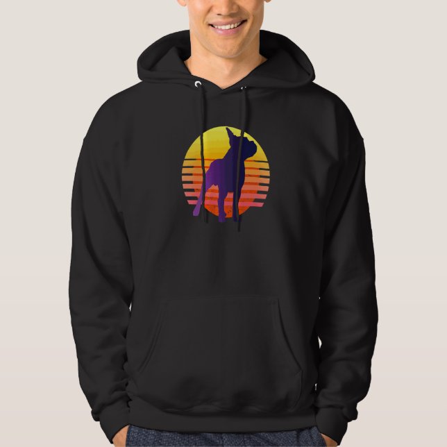 Boston Terrier Dog Breed  46 Hoodie (Front)