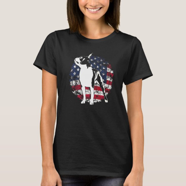 Boston Terrier Dog Breed  64 T-Shirt (Front)