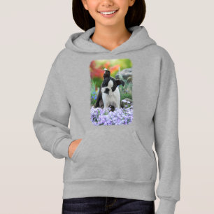 Boston Terrier Dog Cute Puppy Pet Photo - Hoodie