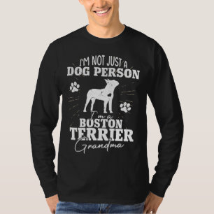 Boston Terrier Dog Grandma  for Women  Mothers Day T-Shirt