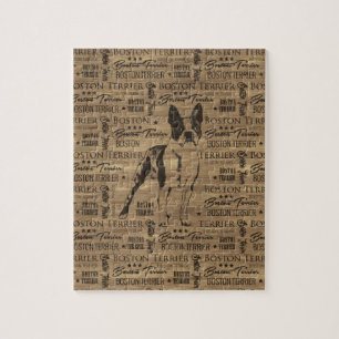 Boston Terrier dog Jigsaw Puzzle