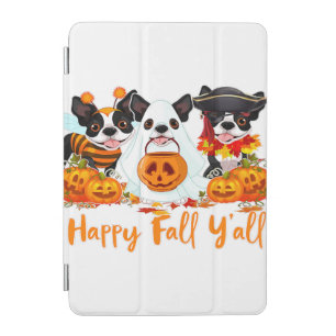 Boston Terrier Dog Lover Fall Yall Halloween Costu iPad Mini Cover