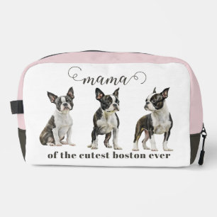 Boston Terrier Dog Mom Dopp Kit