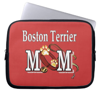 Boston Terrier Dog MOM Laptop Sleeve