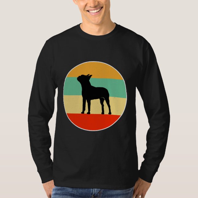 Boston Terrier  Dog Mom Love R T-Shirt (Front)