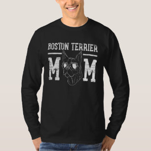 Boston Terrier Dog Mom Mama T-Shirt