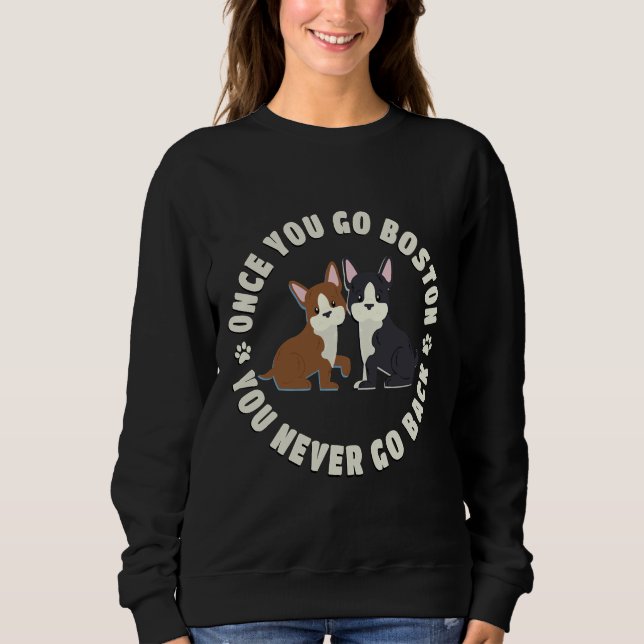 Boston Terrier Dog Mom Medical Mask And More Sweatshirt (Front)