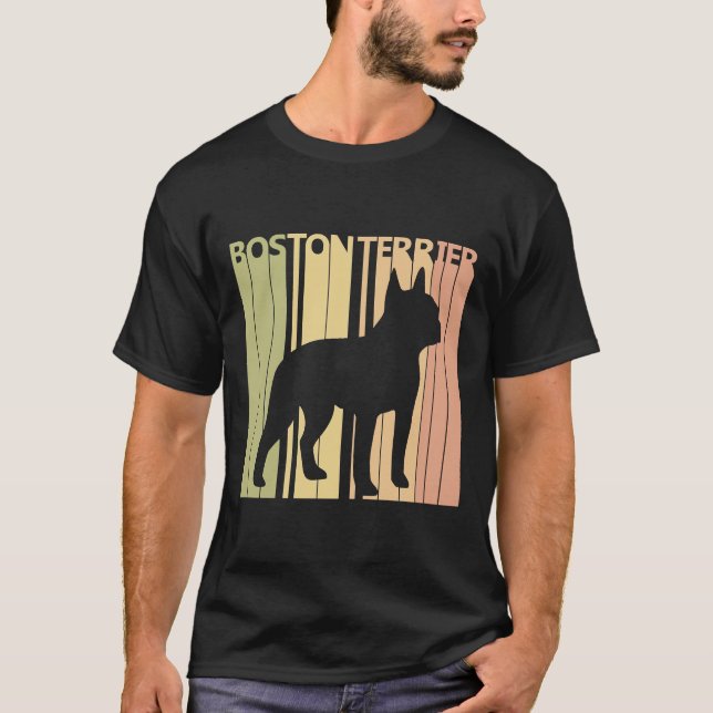 Boston Terrier Dog Owner T-Shirt (Front)