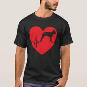 boston terrier dog owner Valentine's Day T-Shirt
