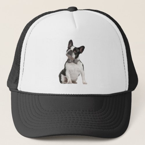 Boston Terrier Dog Pet Animal Custom Trucker Hat