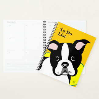Boston Terrier Dog Planner