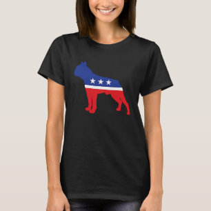 Boston Terrier Dog  Political Symbol Election Masc T-Shirt
