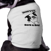 Boston Terrier dog t-shirt (Back)