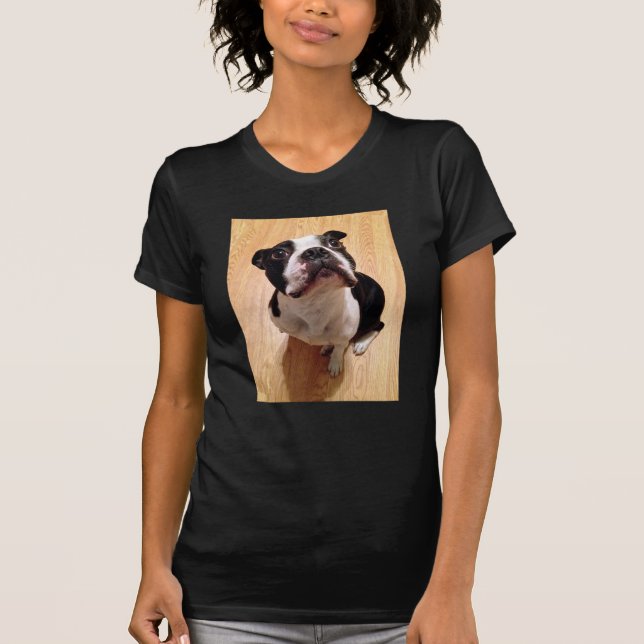 Boston Terrier Dog T-Shirt (Front)