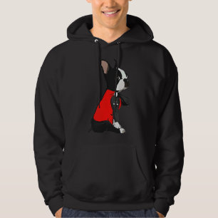 Boston Terrier Dog Tattoo I Love Mom Mother Day Hoodie