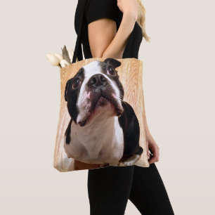 Boston Terrier Dog Tote Bag