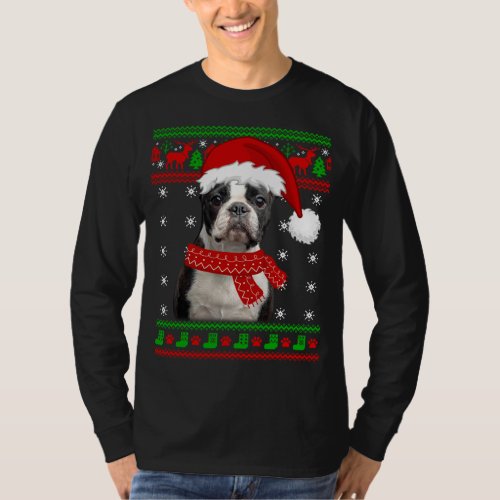 Boston Terrier Dog Ugly Sweater Christmas Puppy Do