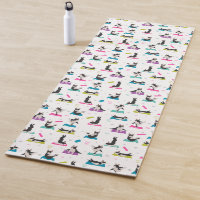 Boston Terrier dog yoga 