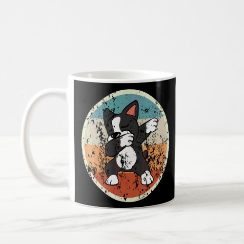 Boston Terrier Dogs Vintage Retro  Coffee Mug