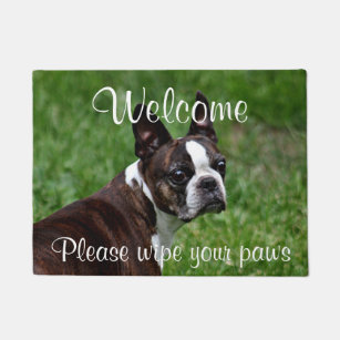 Boston Terrier Doormats Welcome Mats Zazzle