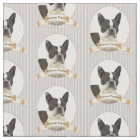 Boston Terrier Fabric