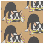 Boston Terrier Fabric