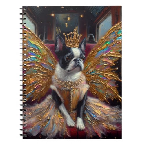 Boston Terrier Fairy Notebook