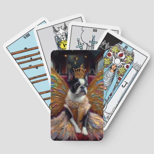 Boston Terrier Fairy Tarot Cards