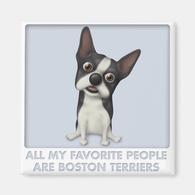 Boston Terrier Favorite Magnet (Front)